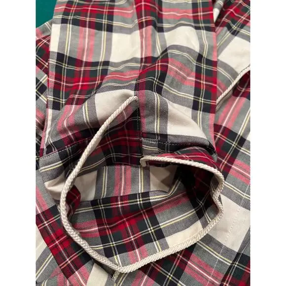 NWT Ralph Lauren Tartan Plaid Light Weight Robe RLL Monogram - Picture 7 of 8